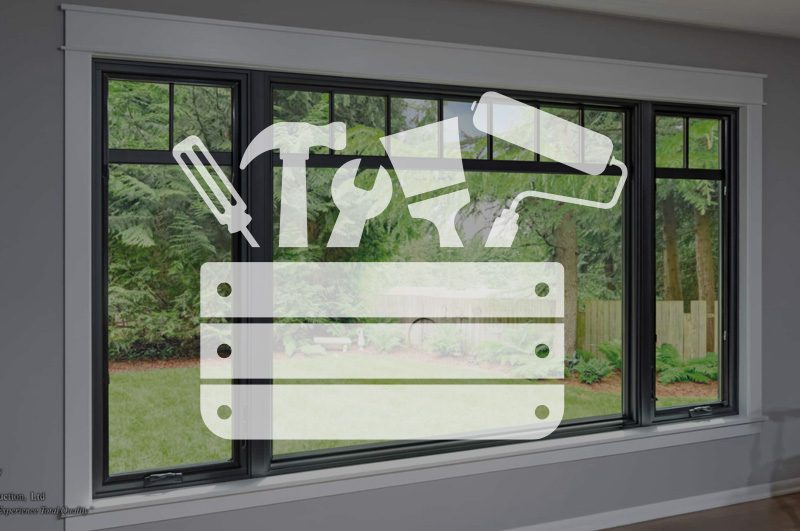 Tool box over an image of kitchen windows